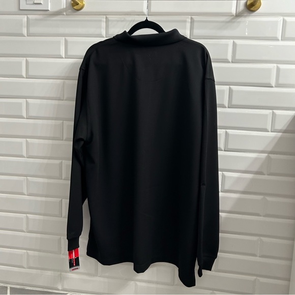 XXL Men’s Grand Slam Golf Black Long Sleeve Peformance Golf Shirt NWT - Picture 3 of 7